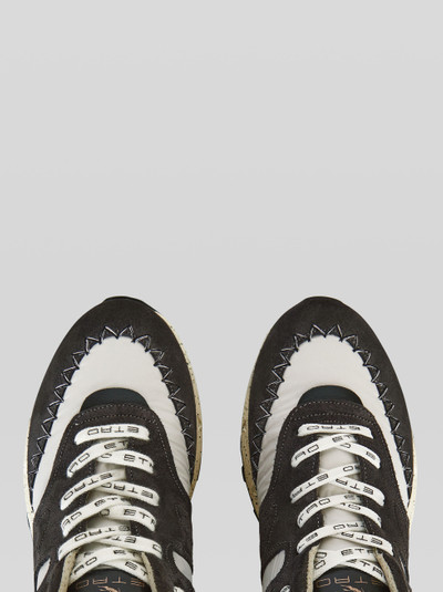 Etro EARTHBEAT SNEAKERS IN LEATHER AND FABRIC outlook
