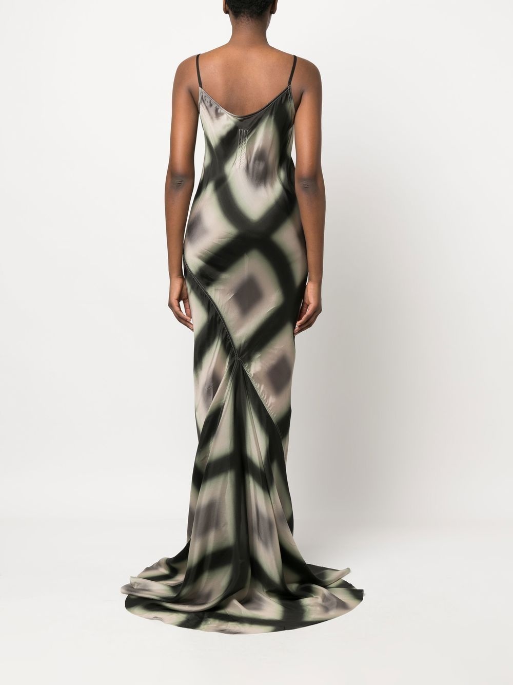 geometric-print slip dress - 4