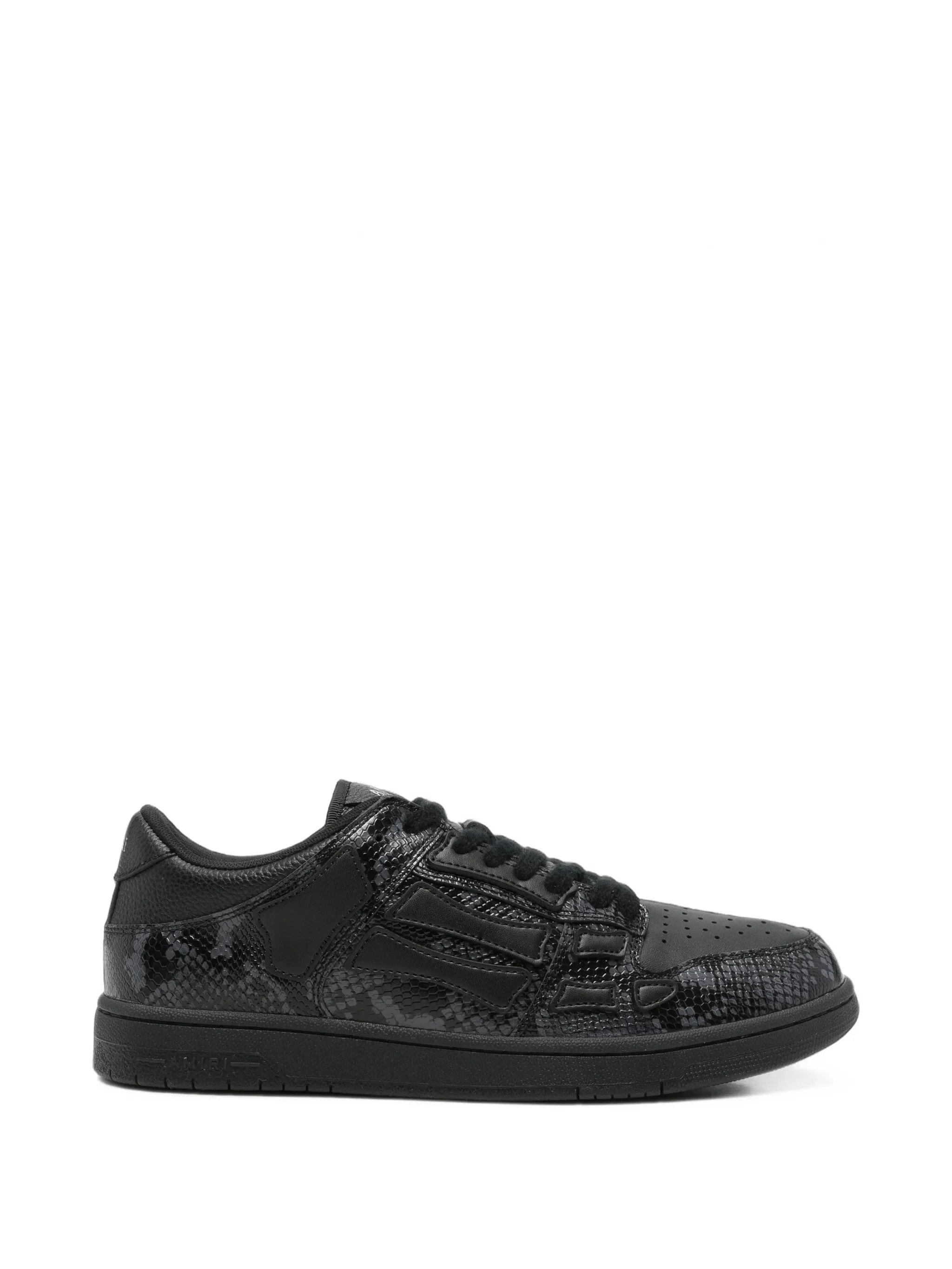 Amiri Skeltop Snakeskin-effect Sneakers - 1