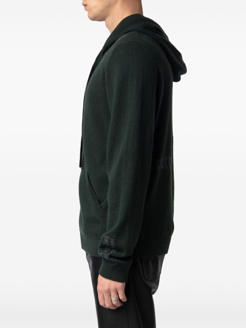Clash zip-up hoodie - 5