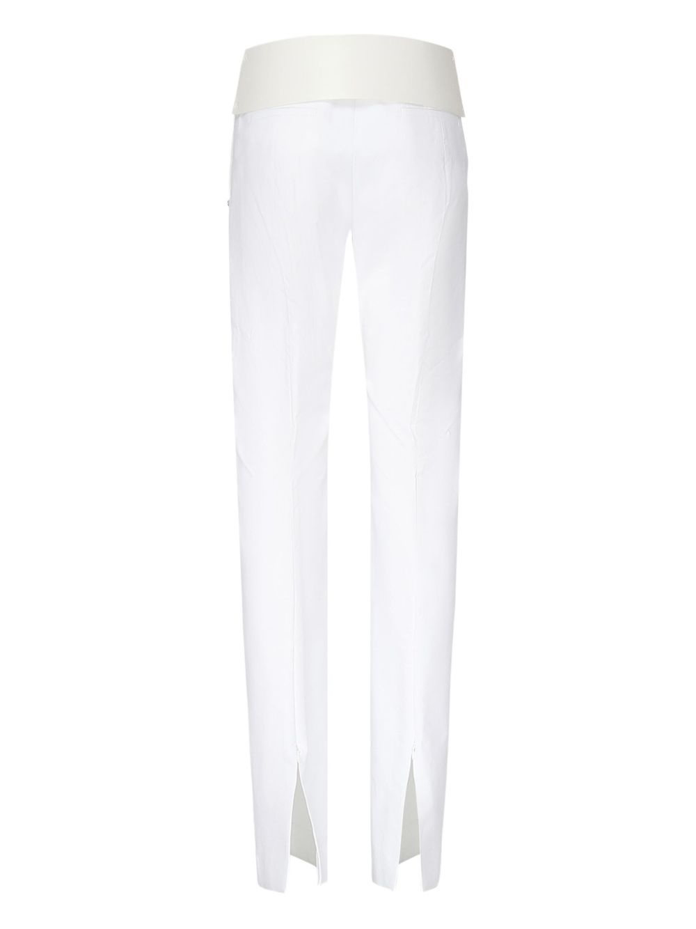 side-pocket zip-bottom trousers - 2