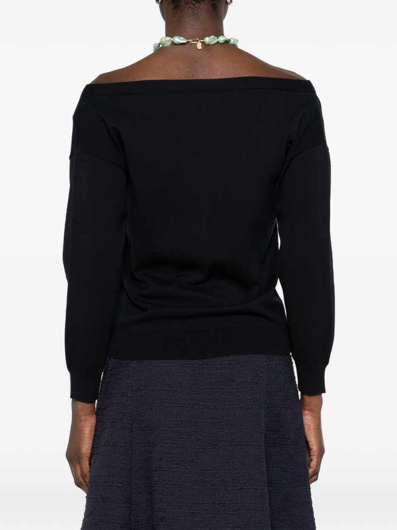 off-shoulder cardigan 4