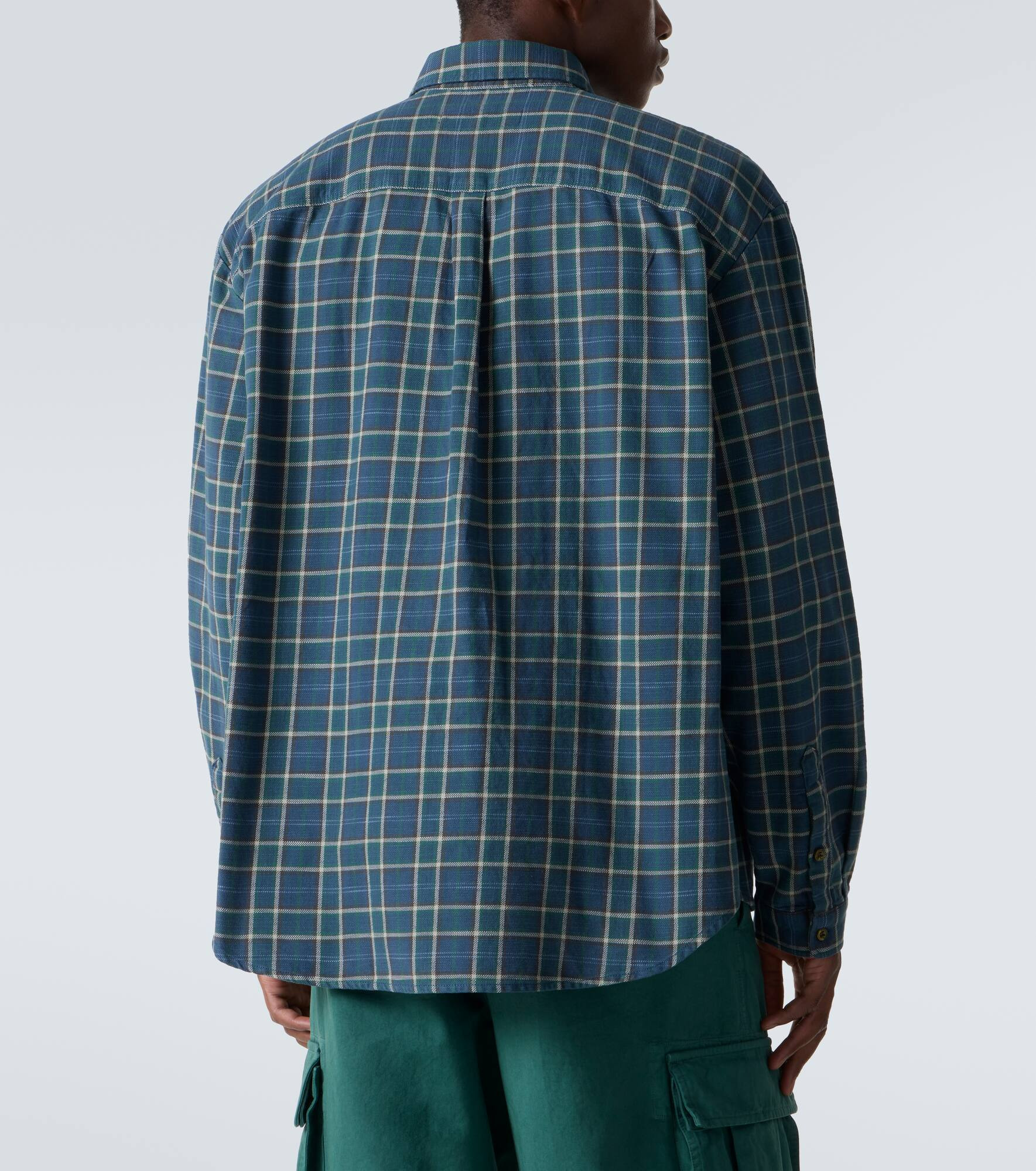 Checked cotton shirt - 4