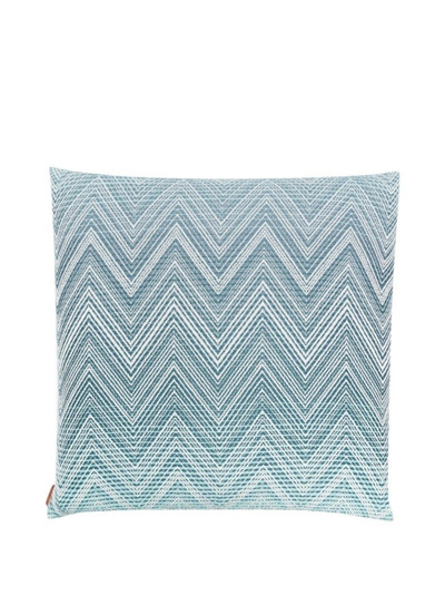 Missoni zigzag-pattern wool cushion outlook