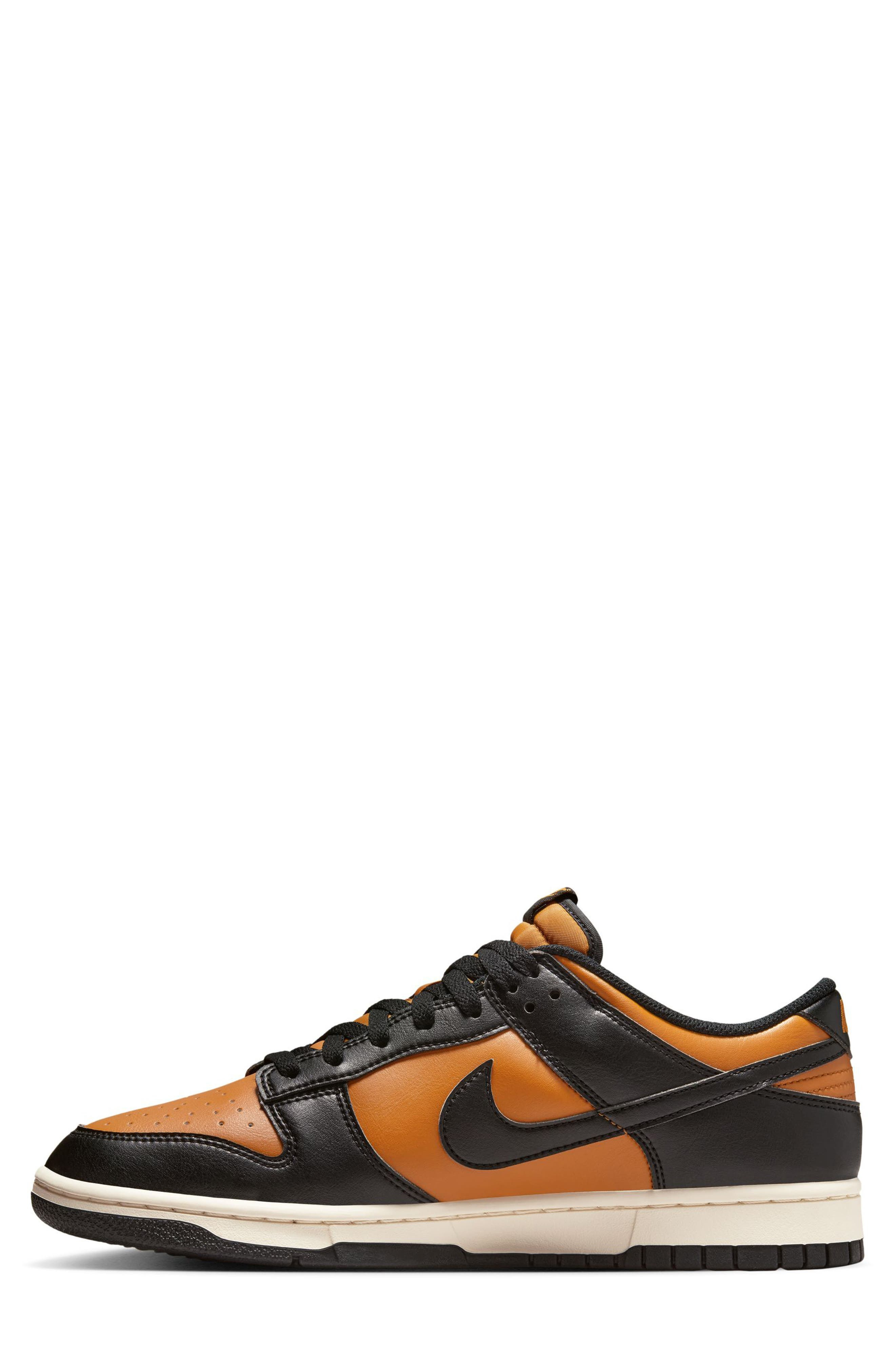 Nike Dunk Low Retro Basketball Sneaker in Desert Ochre/Black at Nordstrom - 6