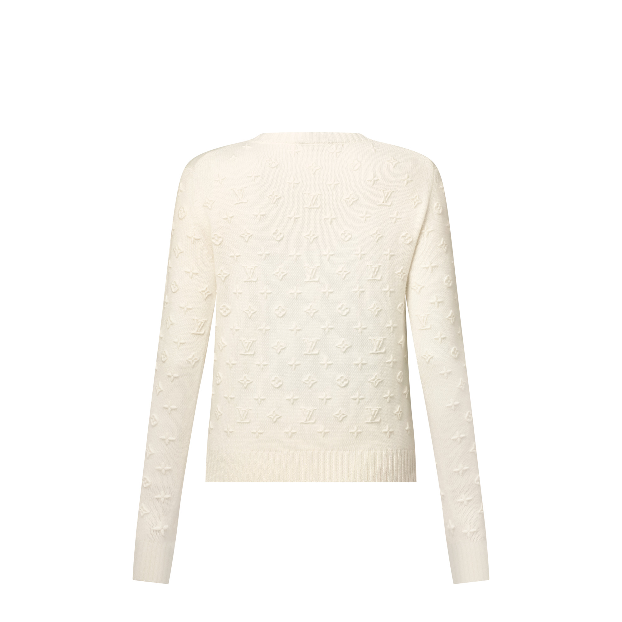 3D Monogram Knit Pullover - 3