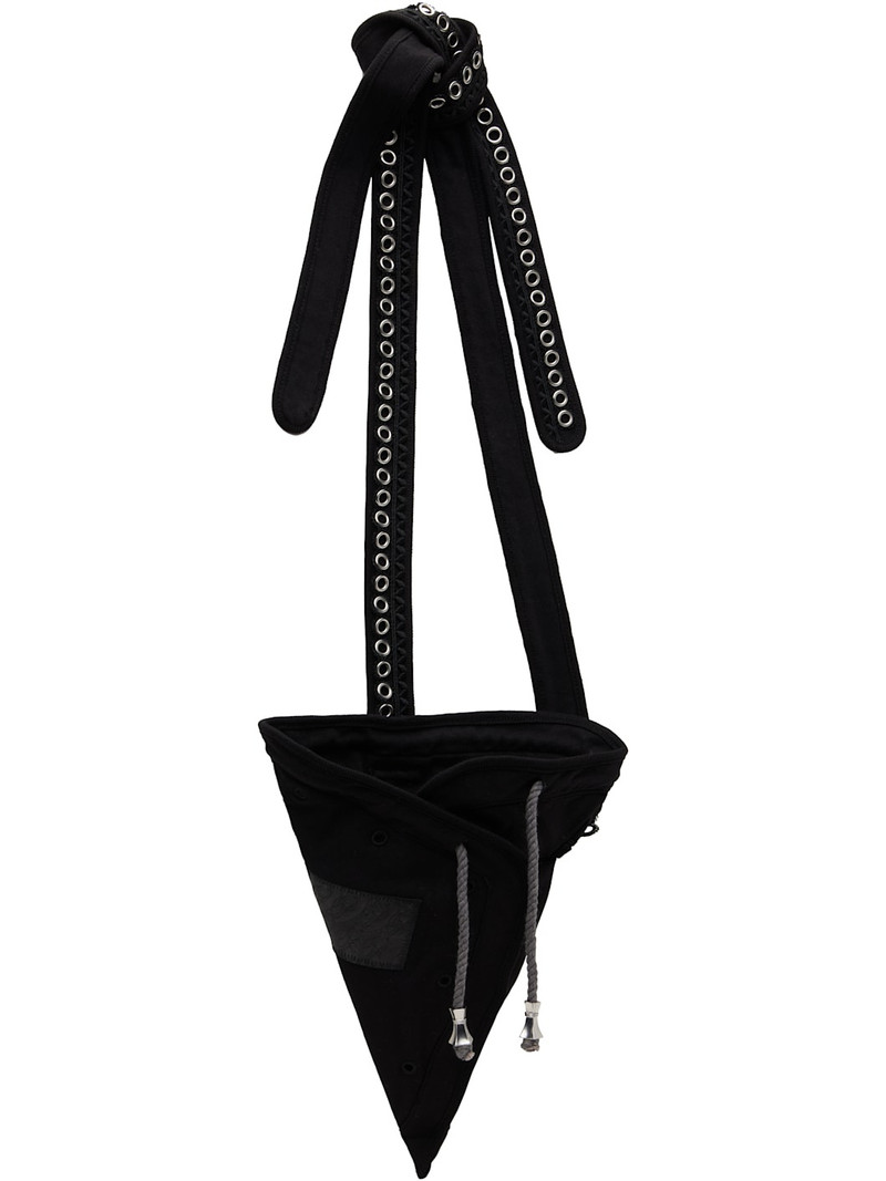 Kiko Kostadinov Black Hatha Jersey Bag outlook