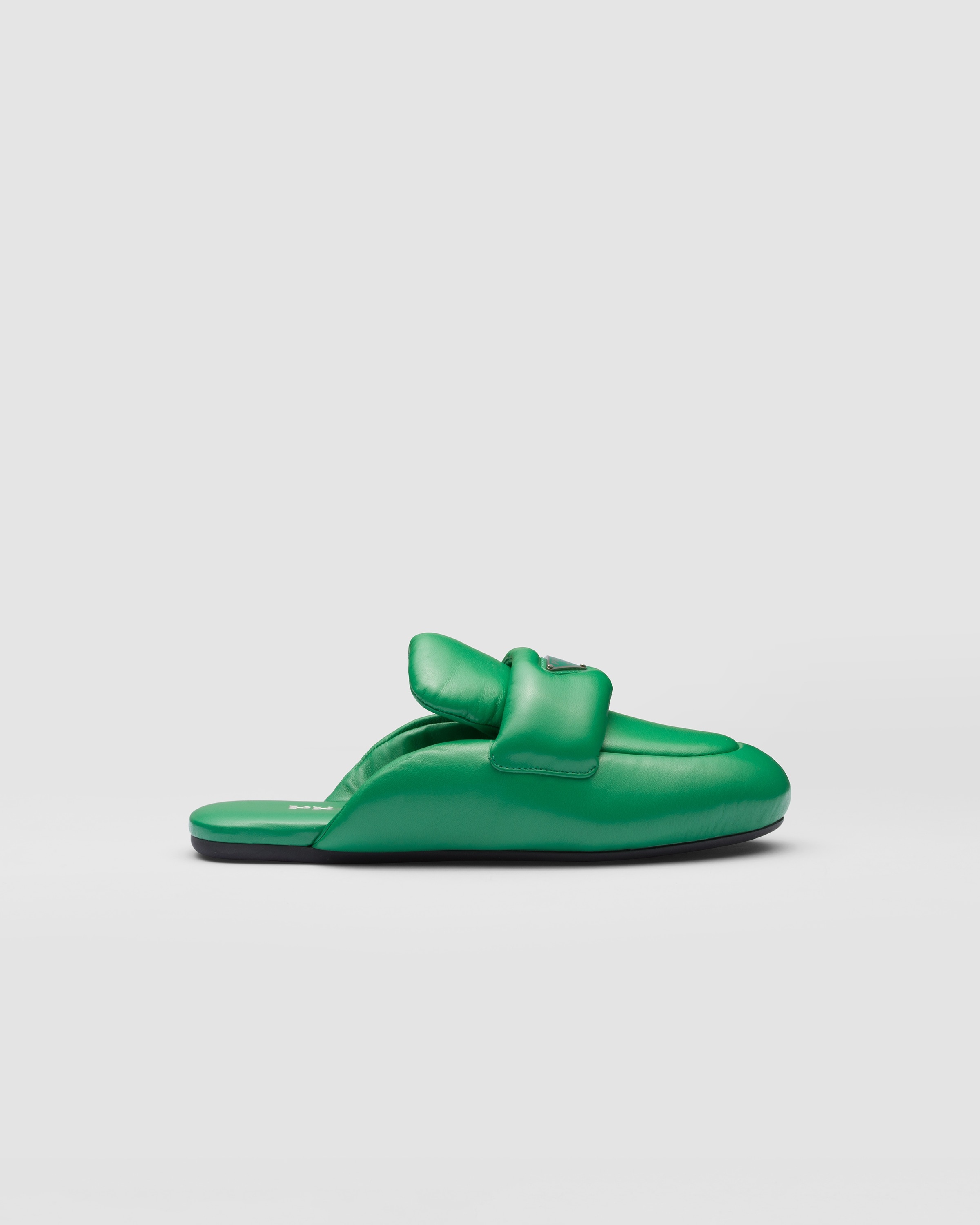 Soft padded nappa leather sabots - 2