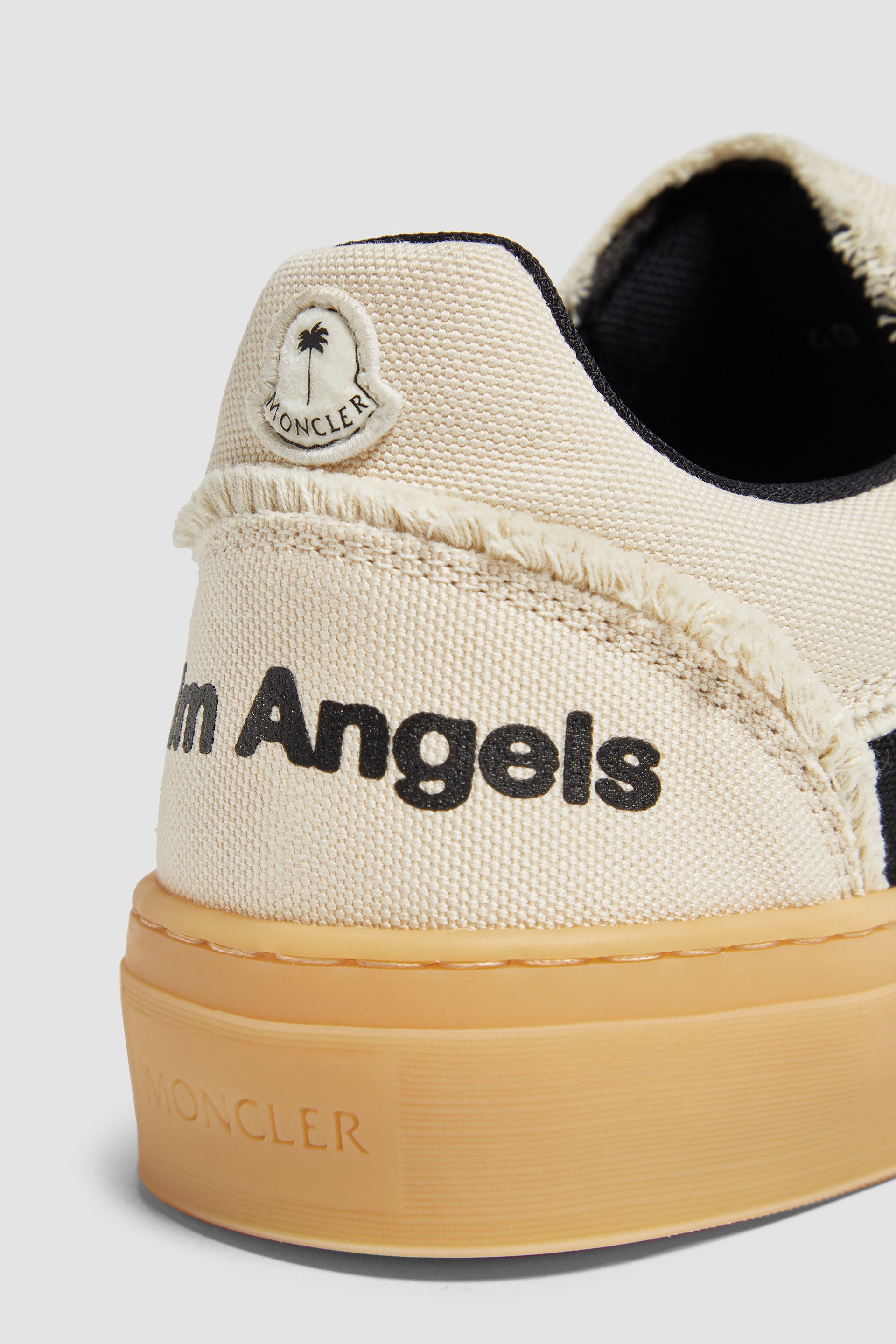 スニーカー Moncler x Palm Angels Monaco2 Canvas & Suede Sneakers Moncler Moncler x Palm Angels Monaco2 Canvas & Suede