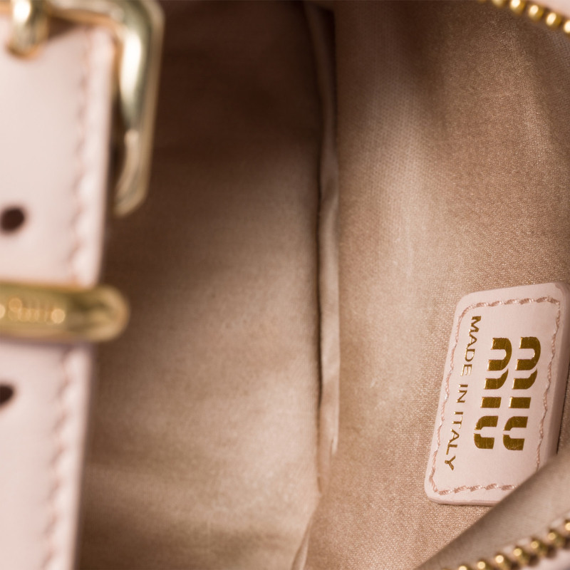 Matelassé nappa leather pouch 6