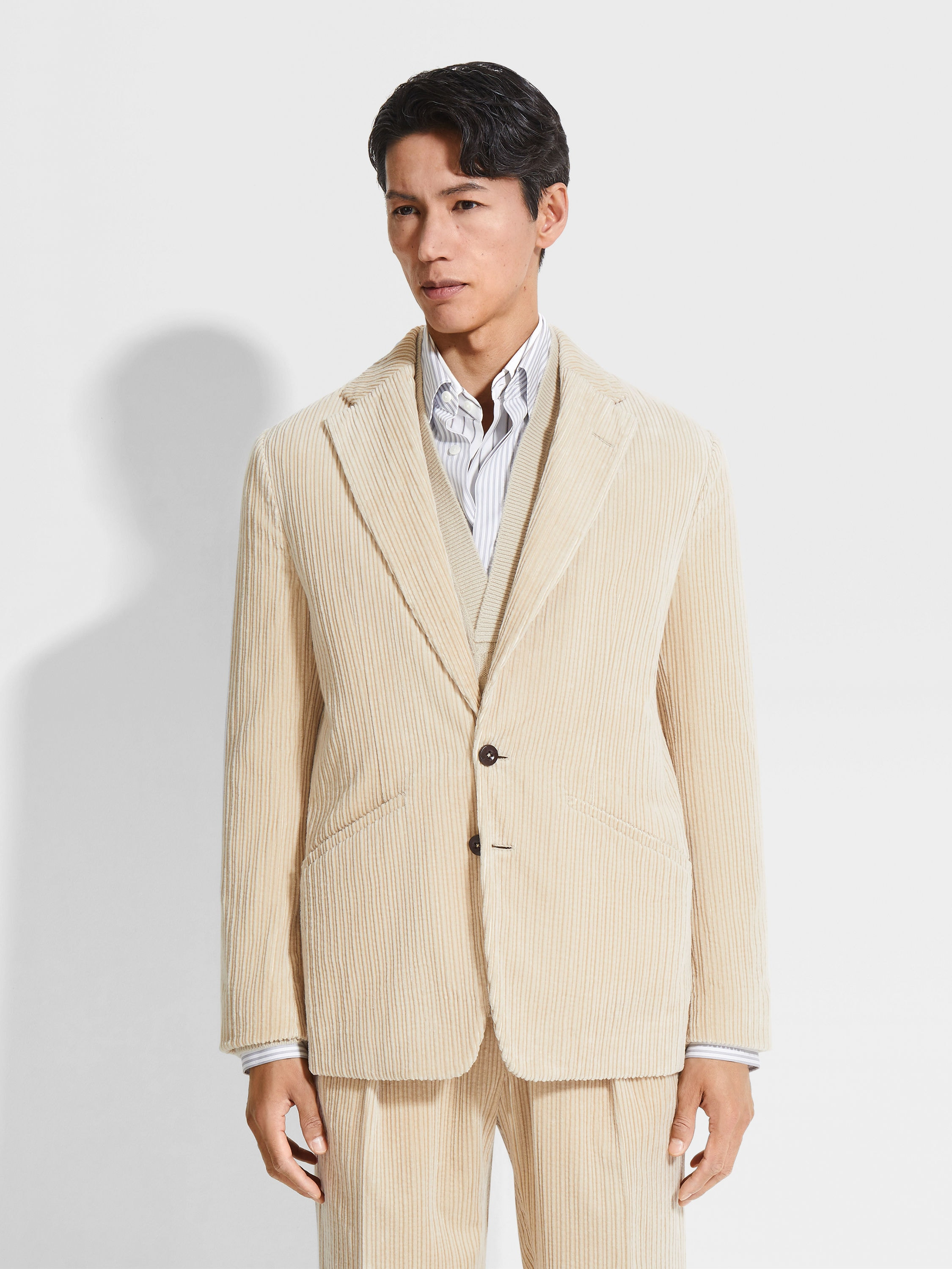 LIGHT BEIGE CASHCO JACKET - 4