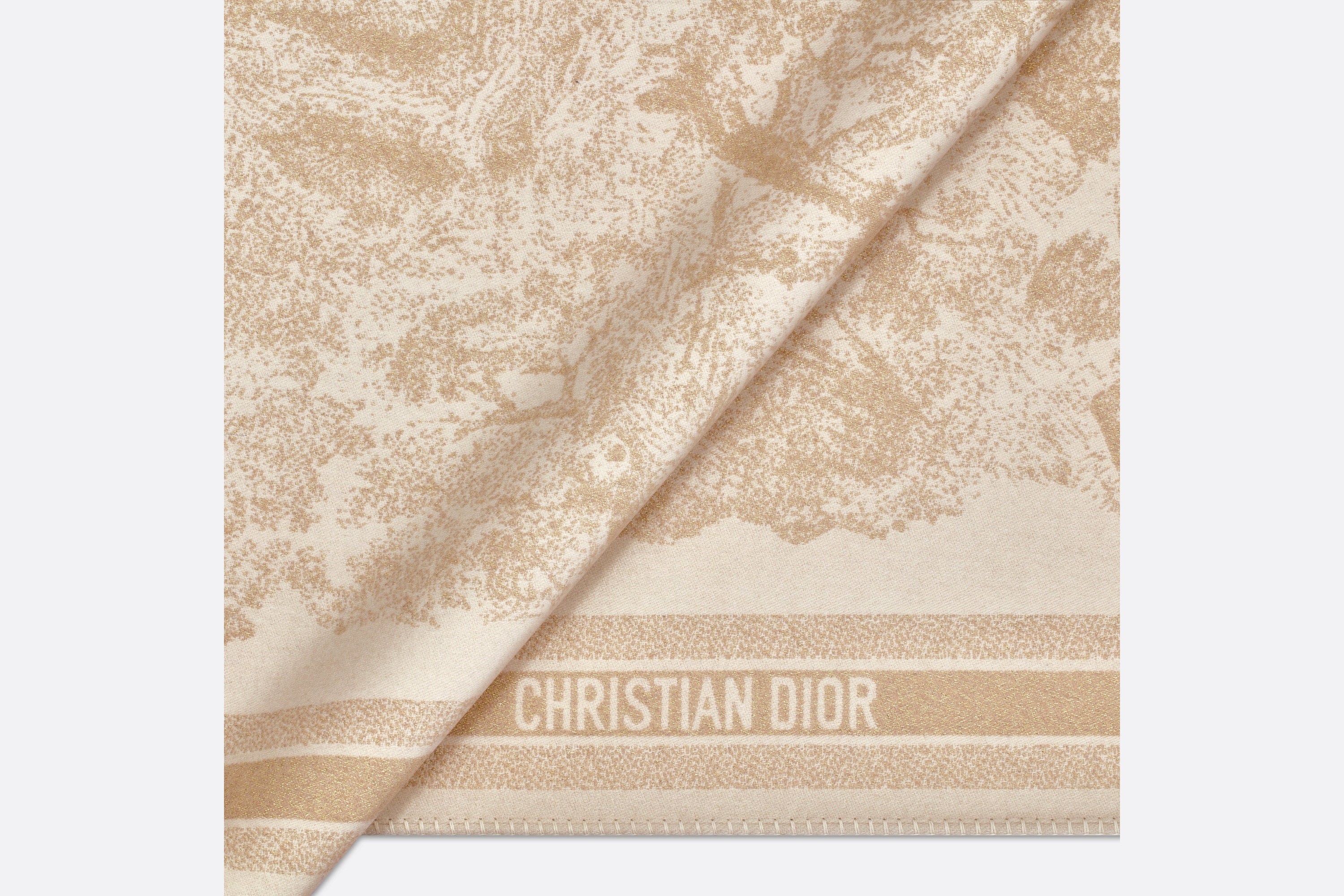 Dior Or Toile de Jouy Sauvage Blanket - 3