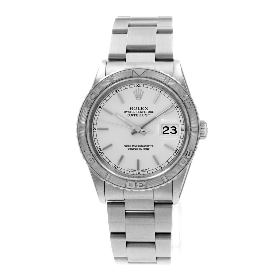 Pre-owned Rolex Datejust 36 Automatic Chronometer Silver Dial Men's Watch 16264 SSO - 4