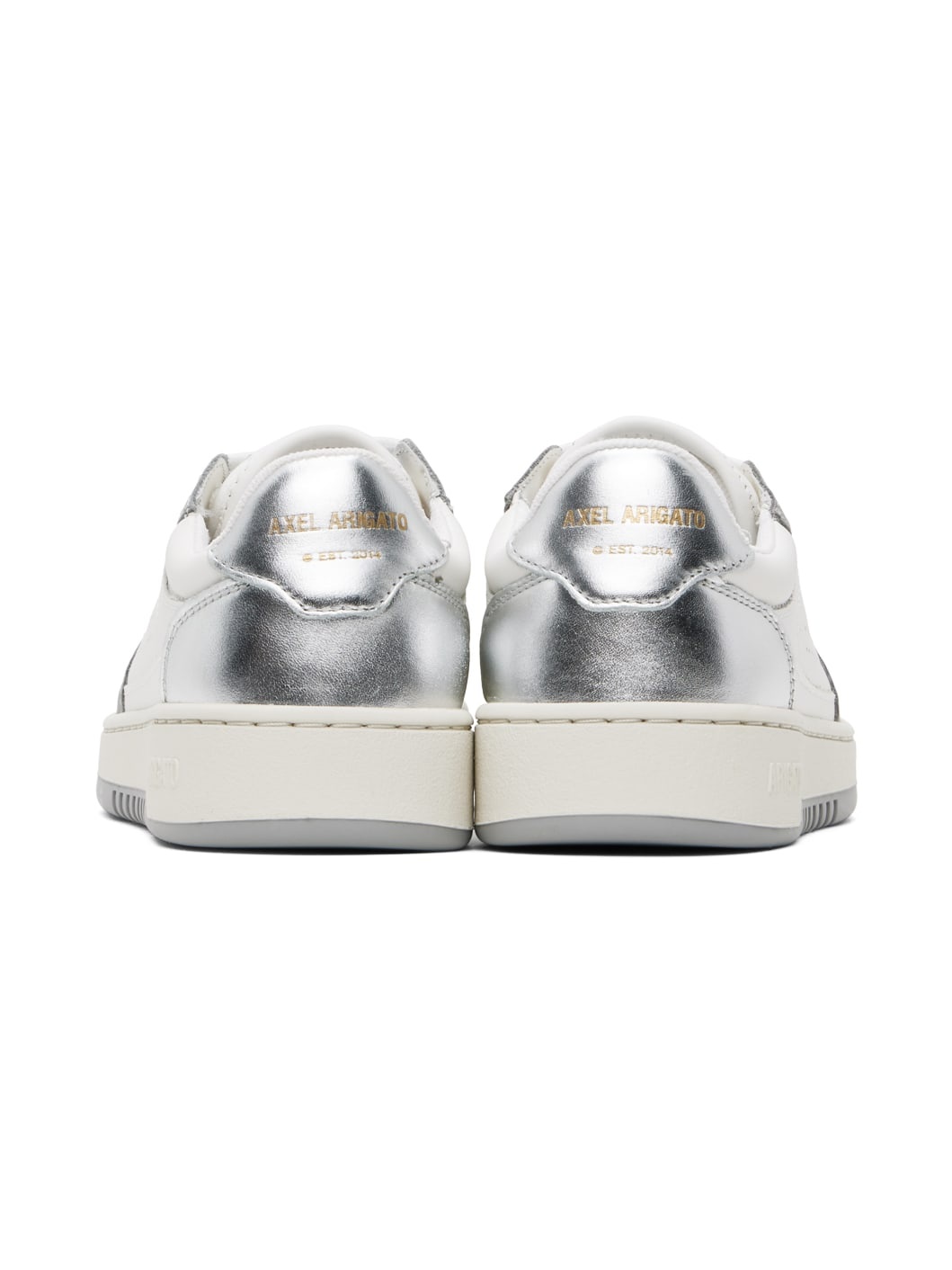 White & Gray Dice Lo Sneakers - 2