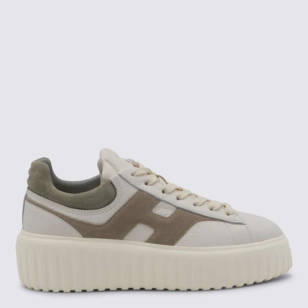 Sneakers Bianco/Tortora/Verde - 1