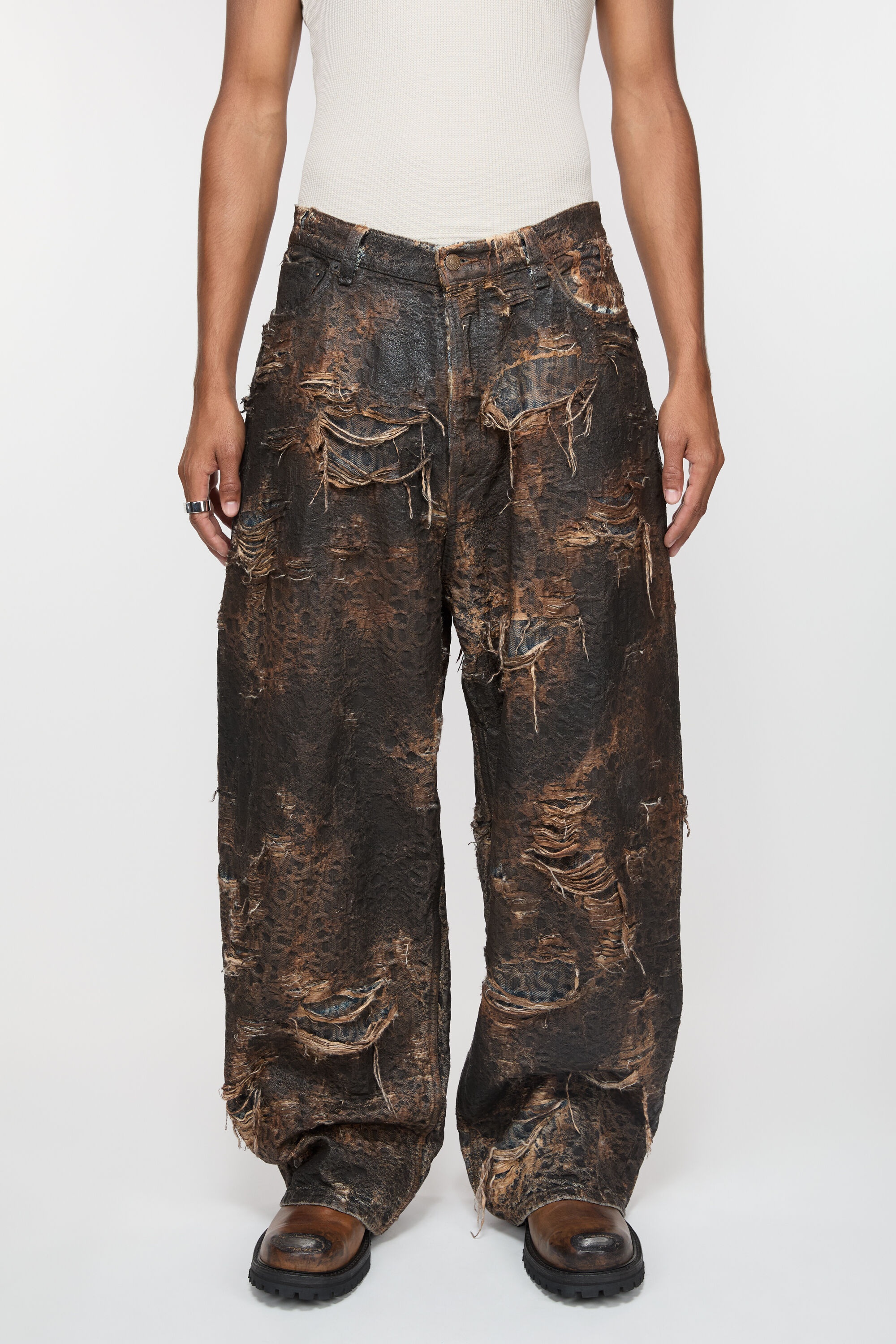 Super baggy fit jeans - 2023 - Brown - 3