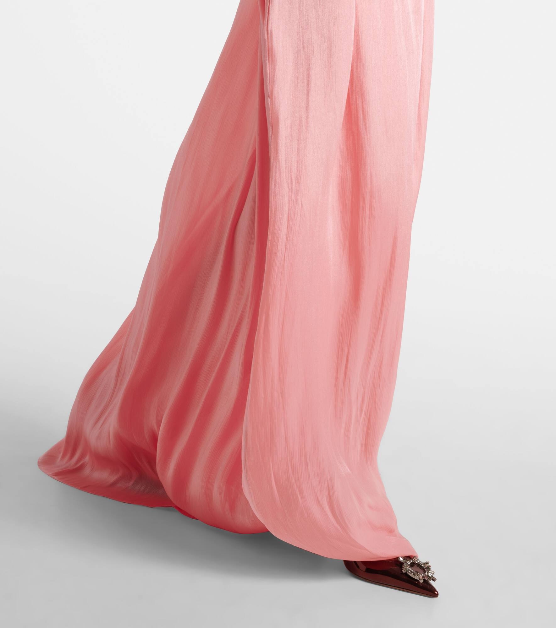 Charmain plissé georgette gown - 5