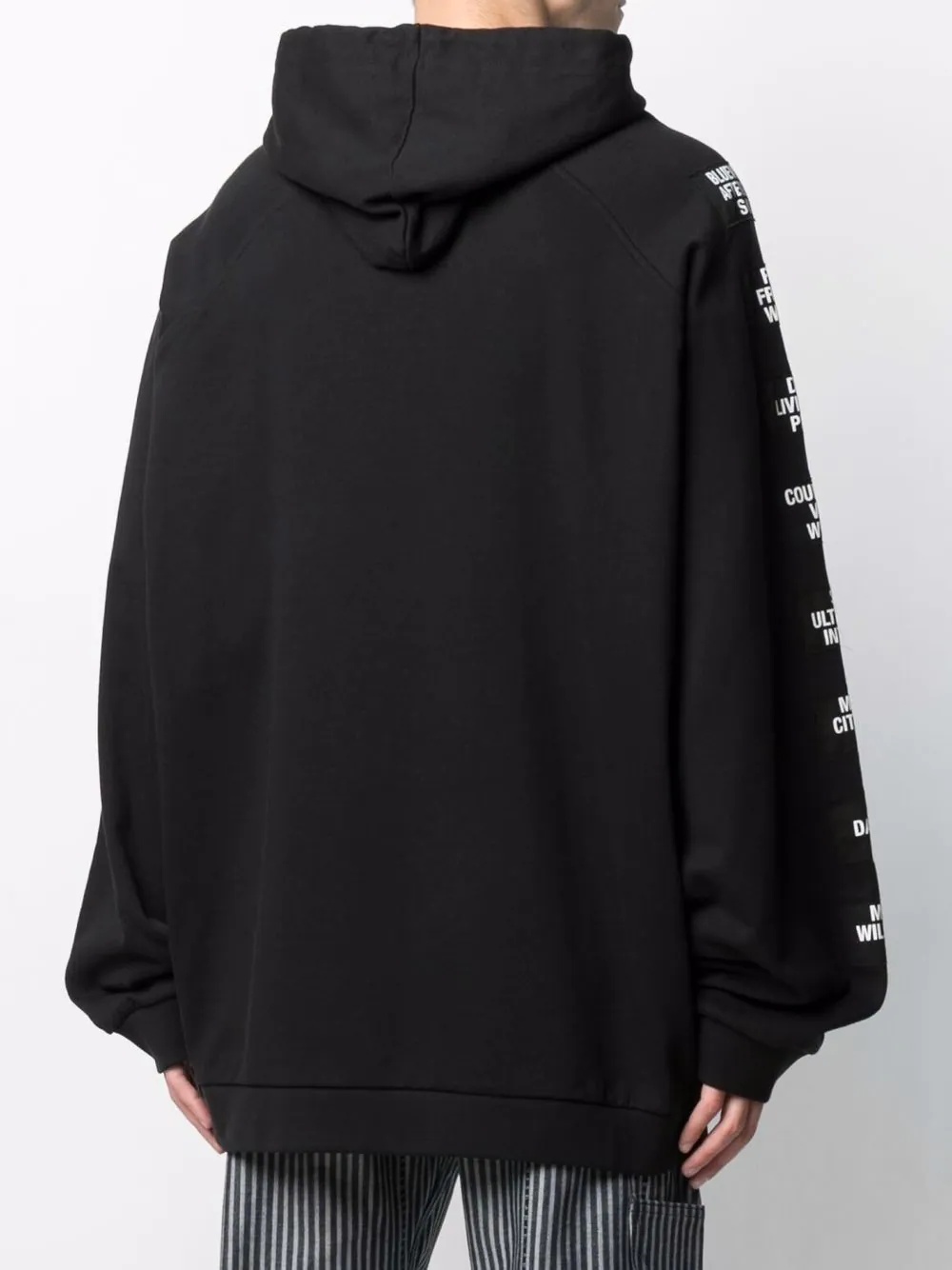 oversized patch-embellished hoodie - 4