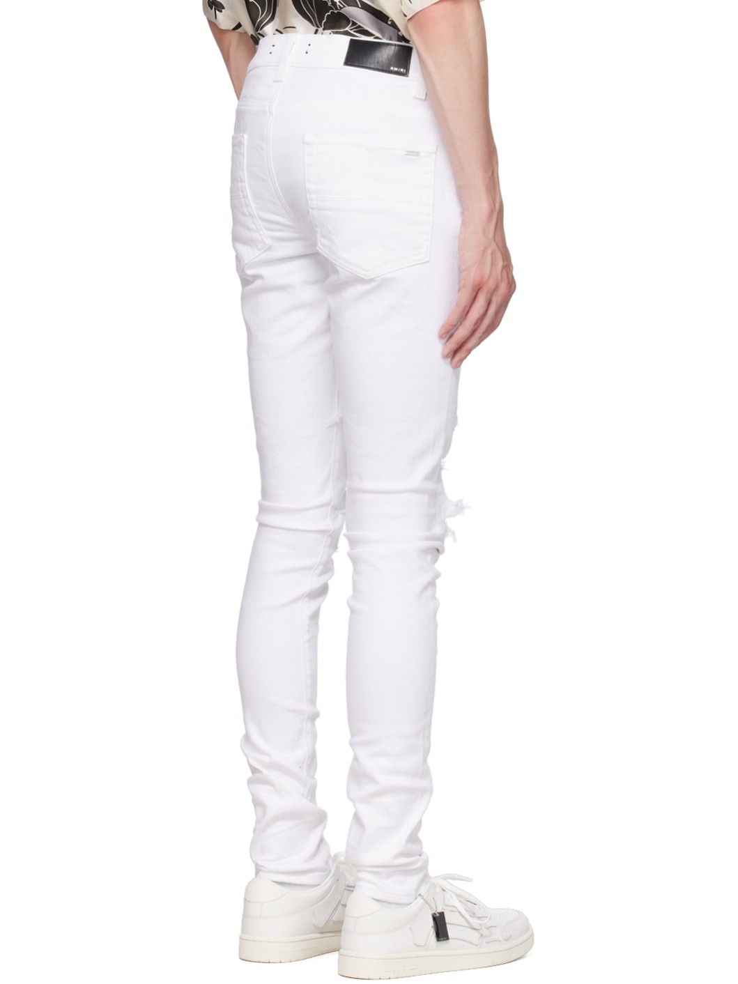 White Crystal Jeans - 3