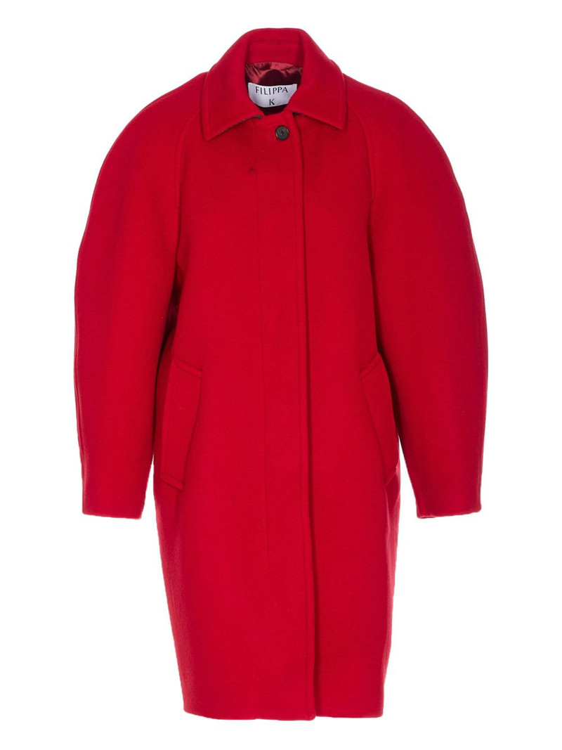 Cocoon frontal-button coat 1