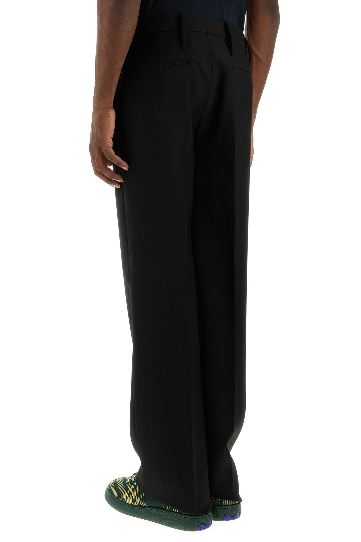 Black wool pant - 4