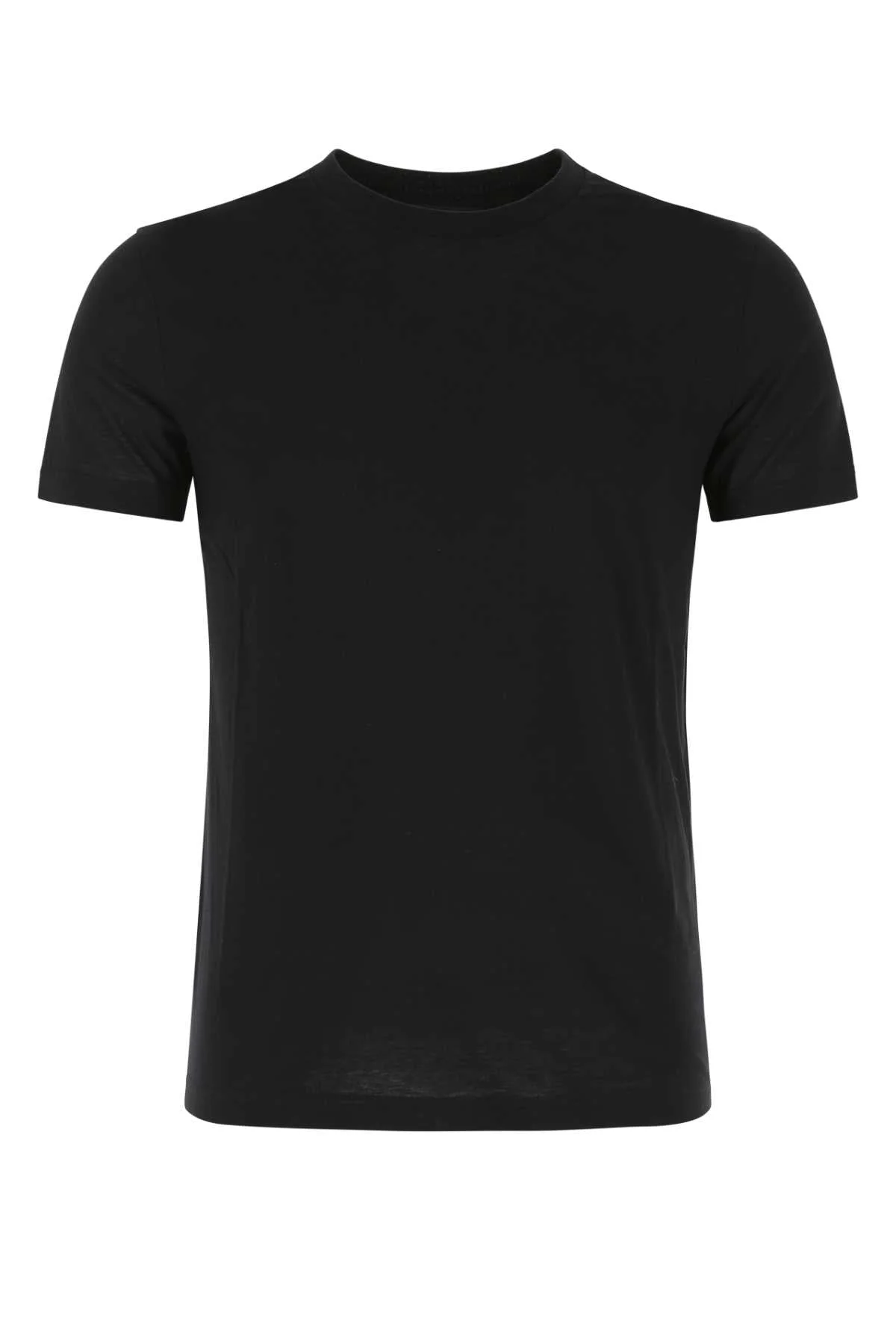 Prada Men Black Cotton T-Shirt Set - 1