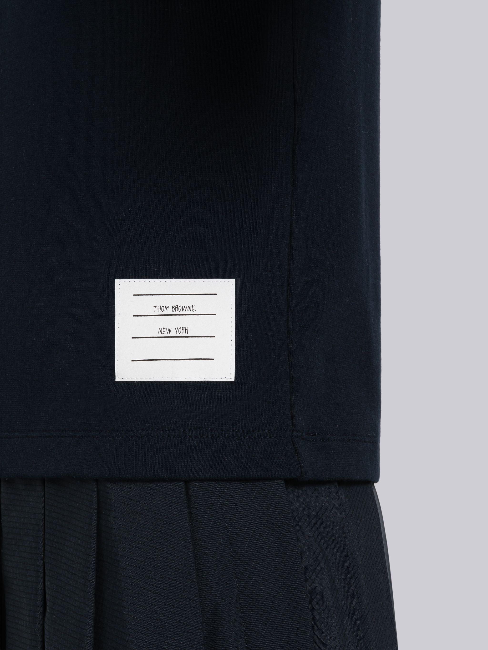 Cotton Milano Roll Neck Short Sleeve Tee - 6
