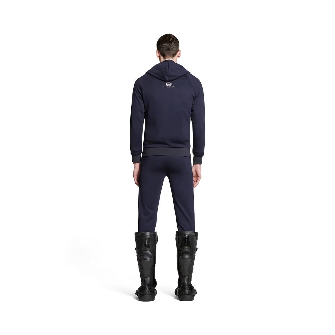 Men's Unity Sports Icon Inflatable Zip-up Hoodie Medium Fit in Dark Navy - 3