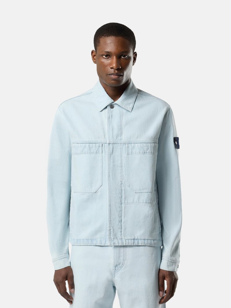 Stone Island 4100006 INDIGO DENIM-ULTRA BLEACHED outlook