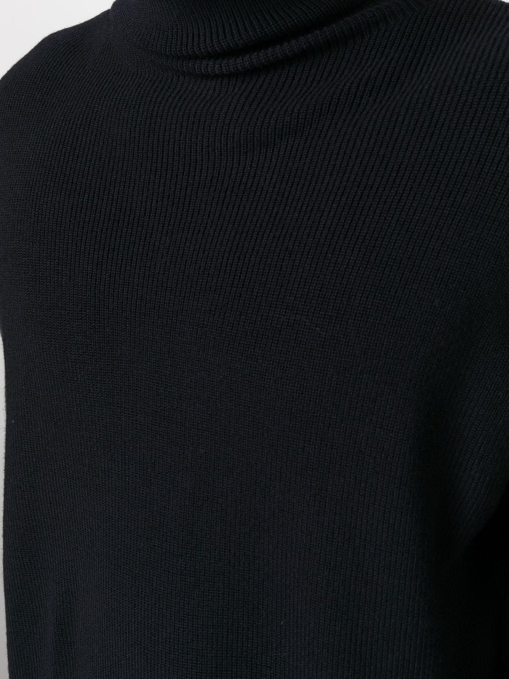 merino wool roll-neck jumper - 5