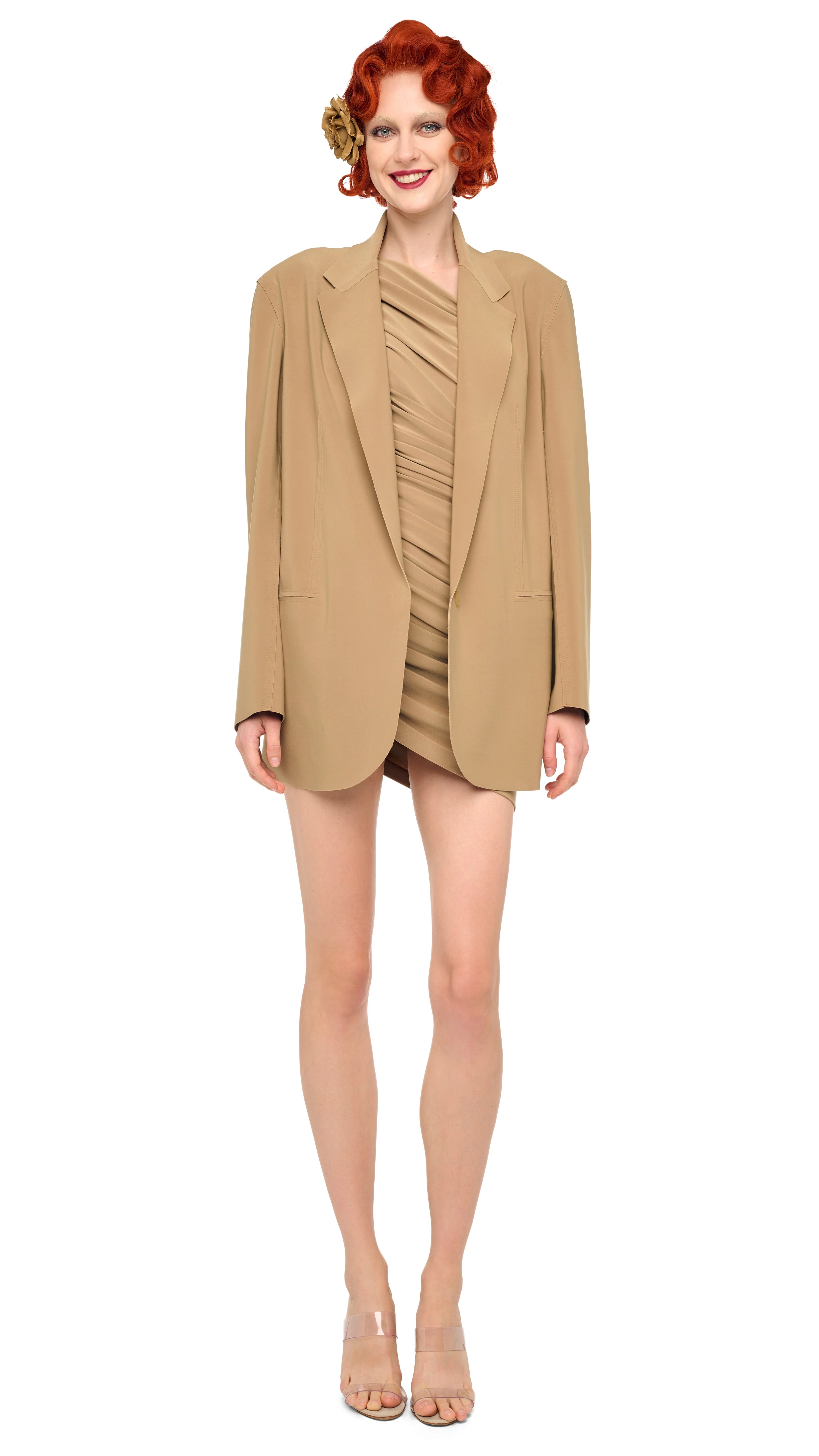 OVERSIZED SINGLE BREASTED JACKET - 1