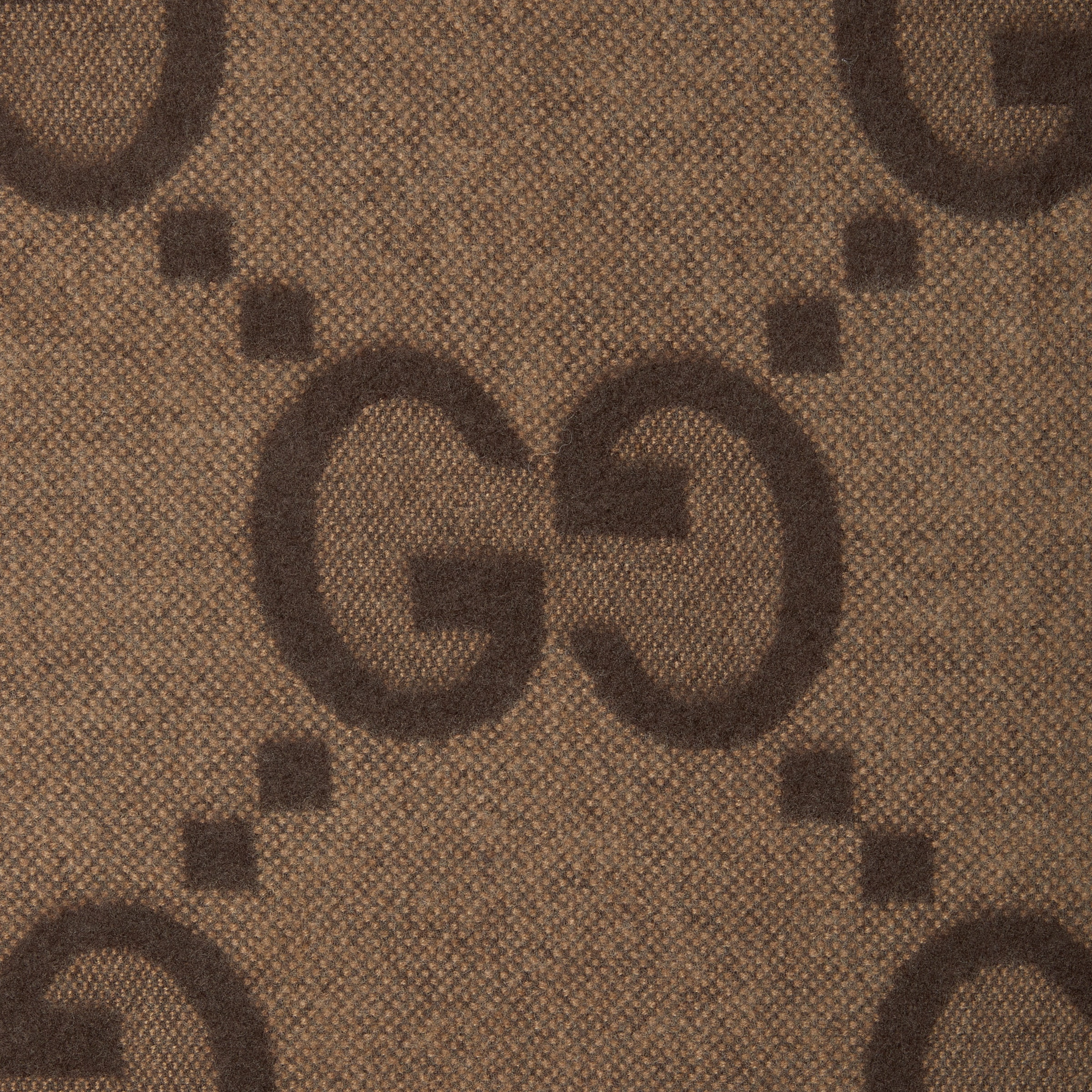 Reversible jumbo GG cashmere cape - 5