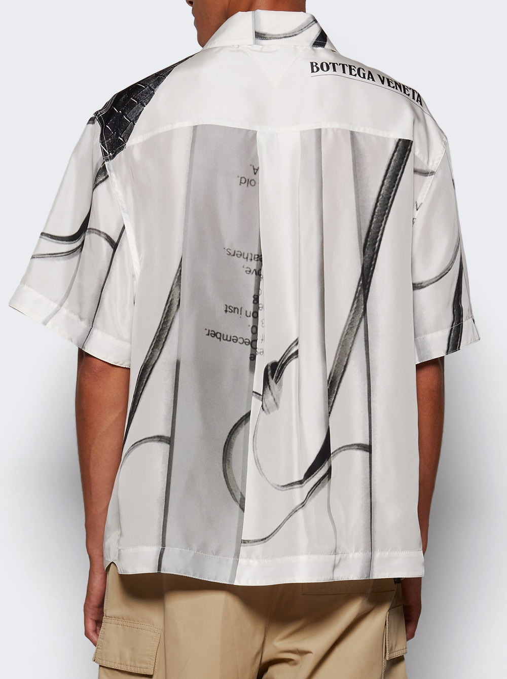Printed Shirt Chalk And Black - 4