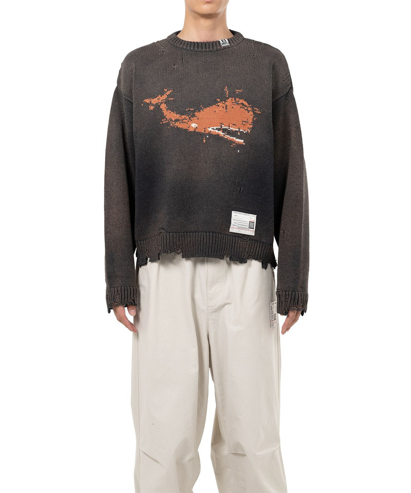 Maison MIHARAYASUHIRO Whale Jacquard Knit Sweater outlook