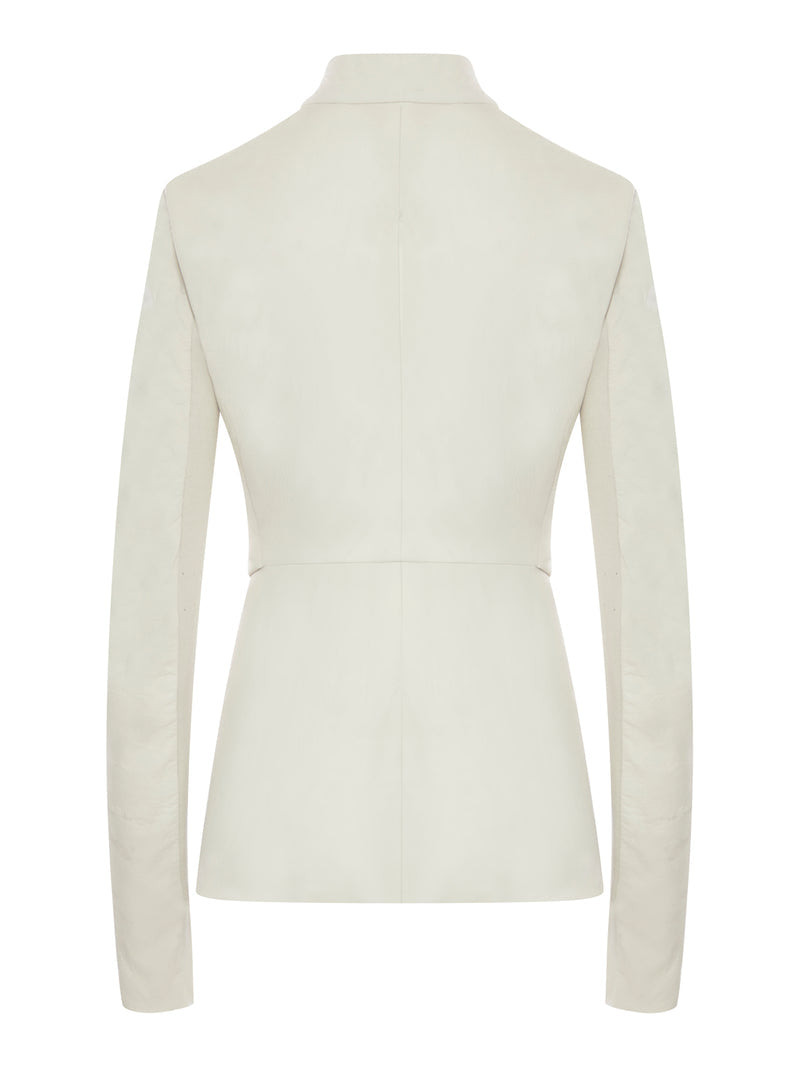 Rick Owens Women Nappa Blazer With Stretch Cotton Inserts - 2