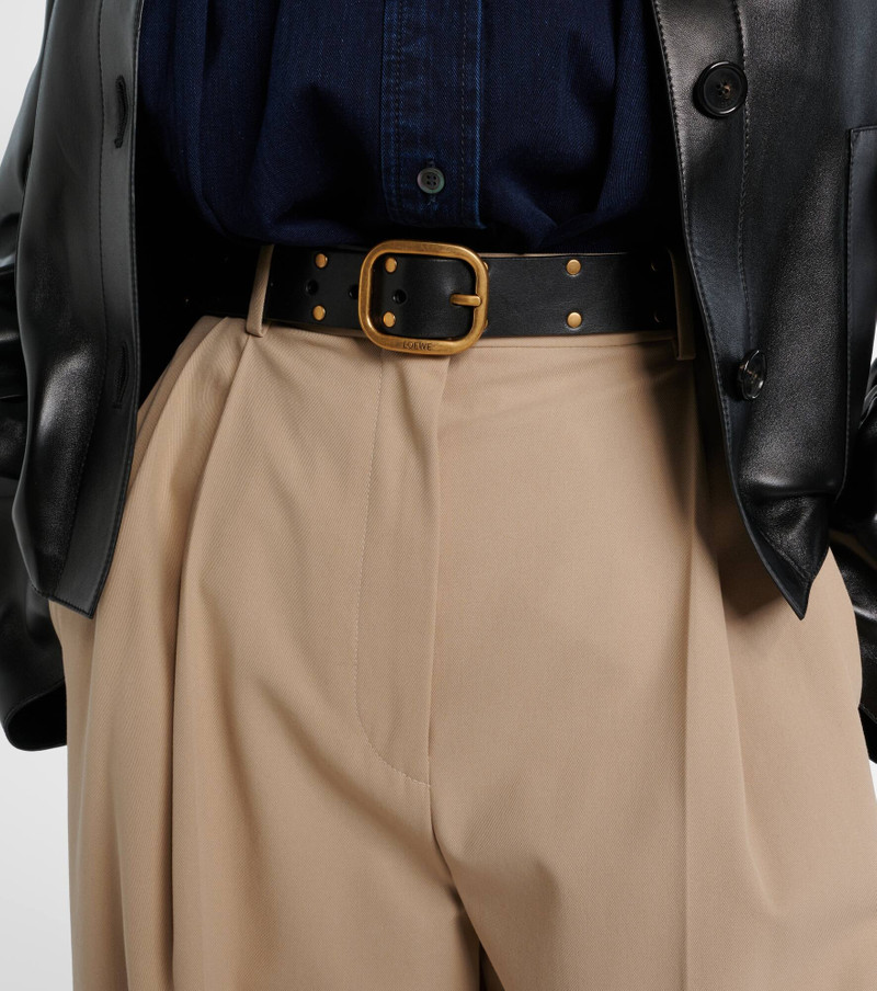 Loewe Studded leather belt outlook