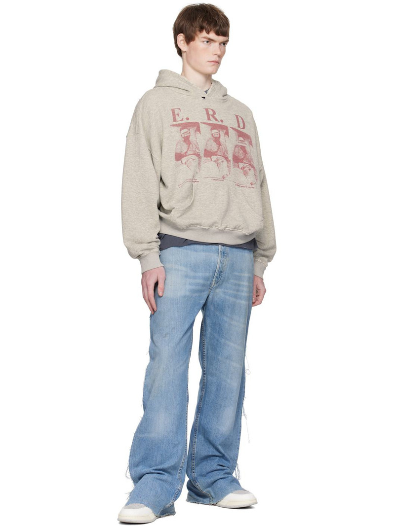 AMIRI White & Gray Classic Low Sneakers outlook