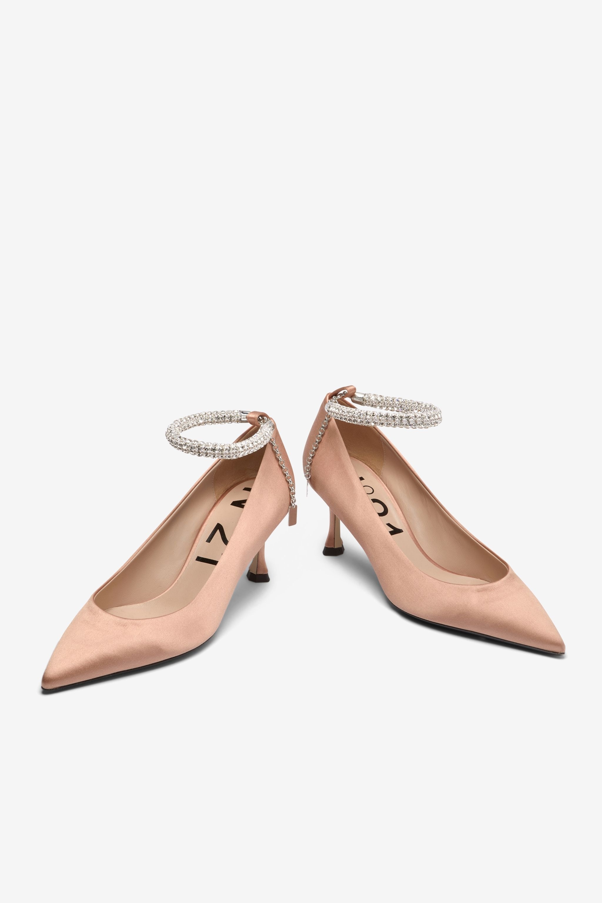 CRYSTAL-EMBELLISHED PUMPS - 2