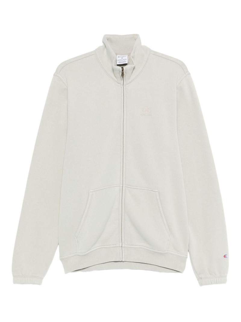 high-neck zip-up sweatshirt 1