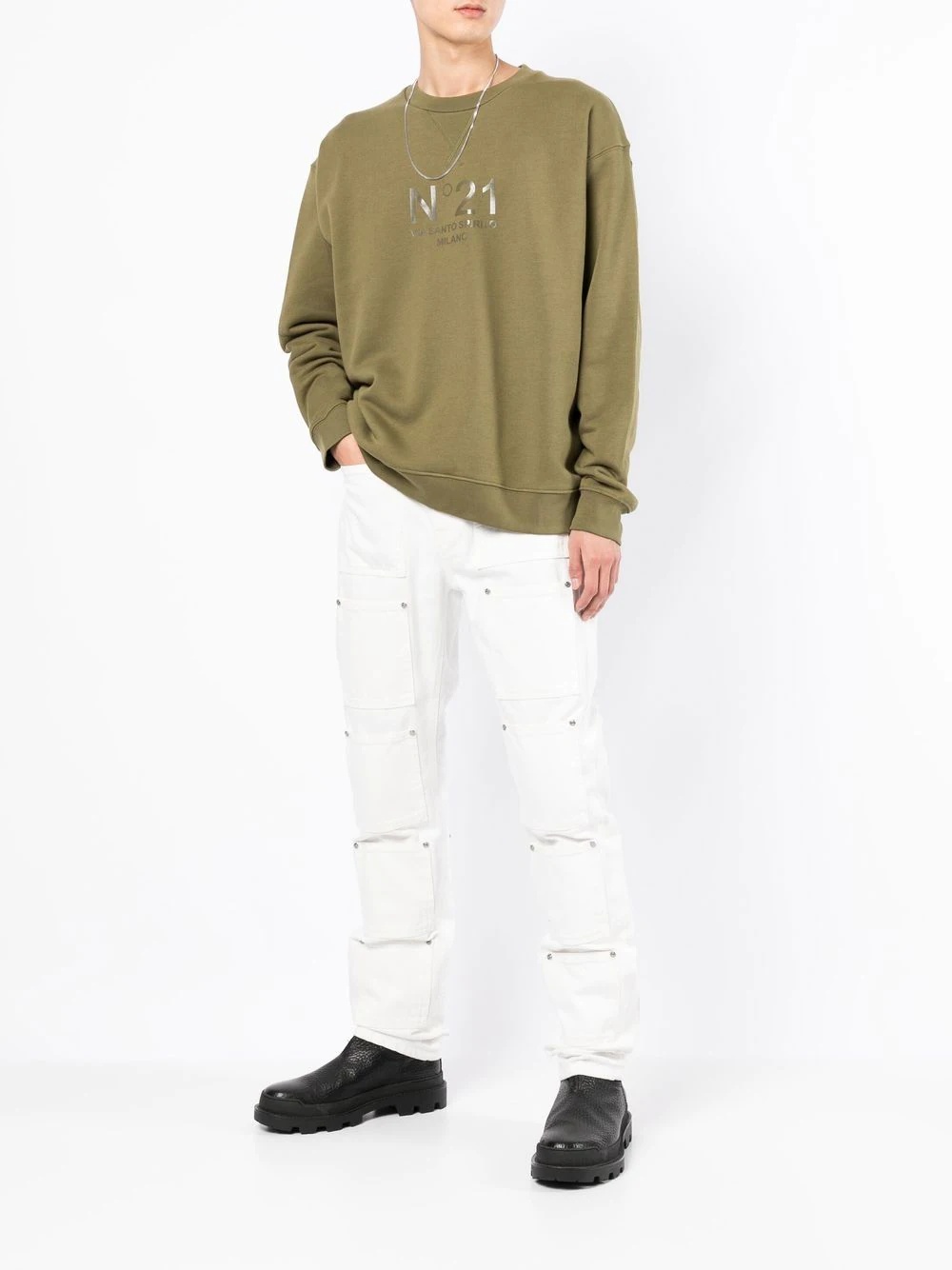 logo-print sweatshirt - 2