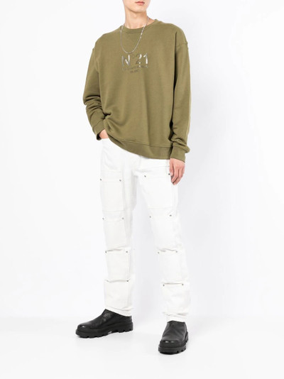 N°21 logo-print sweatshirt outlook