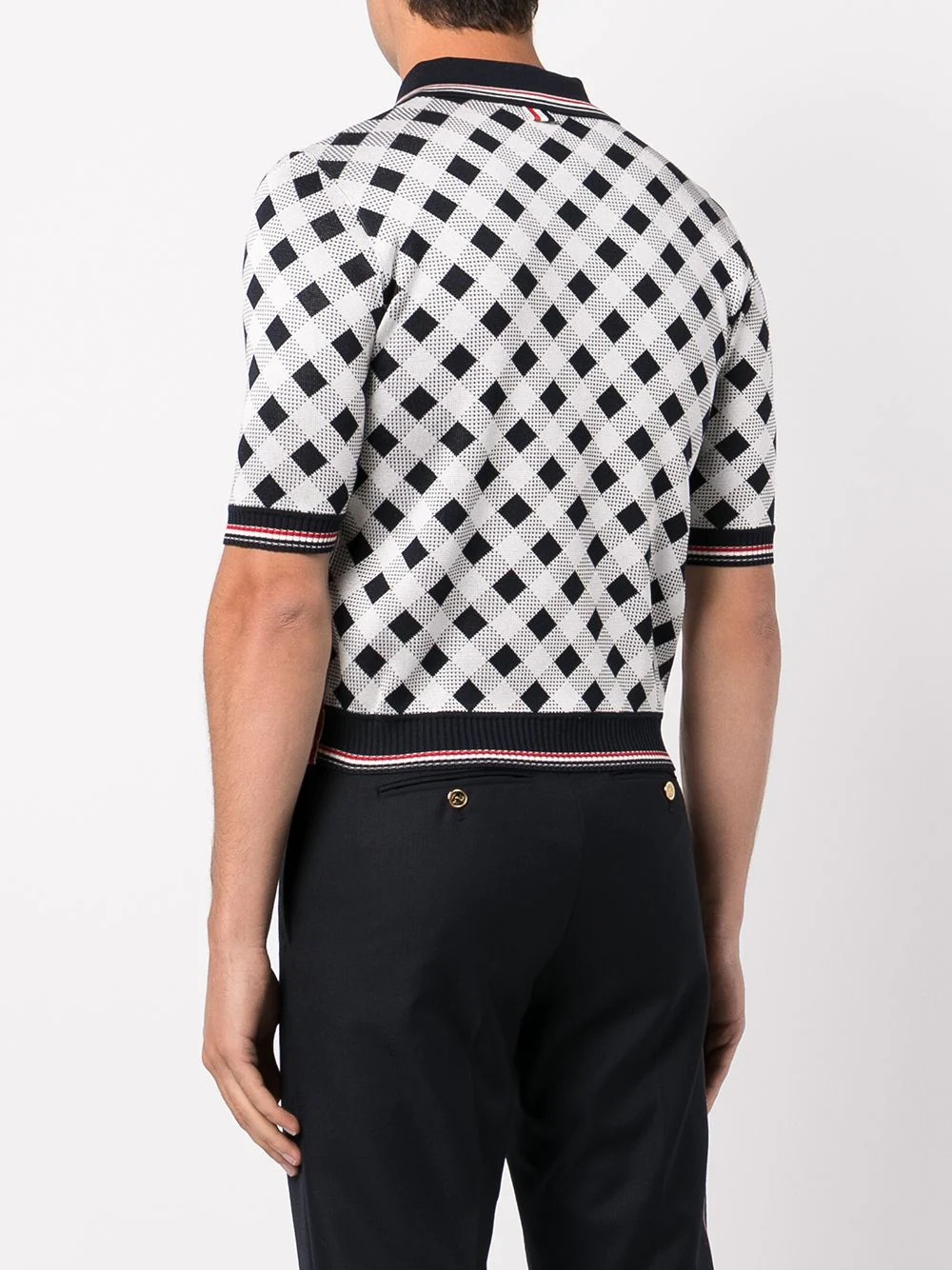 gingham polo shirt - 4