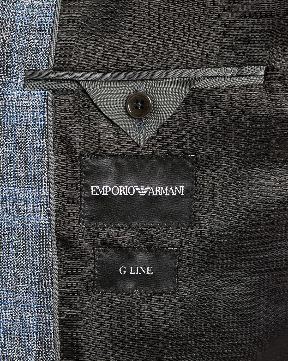 Men's Bamboo Textured Plaid Sport Coat - 5