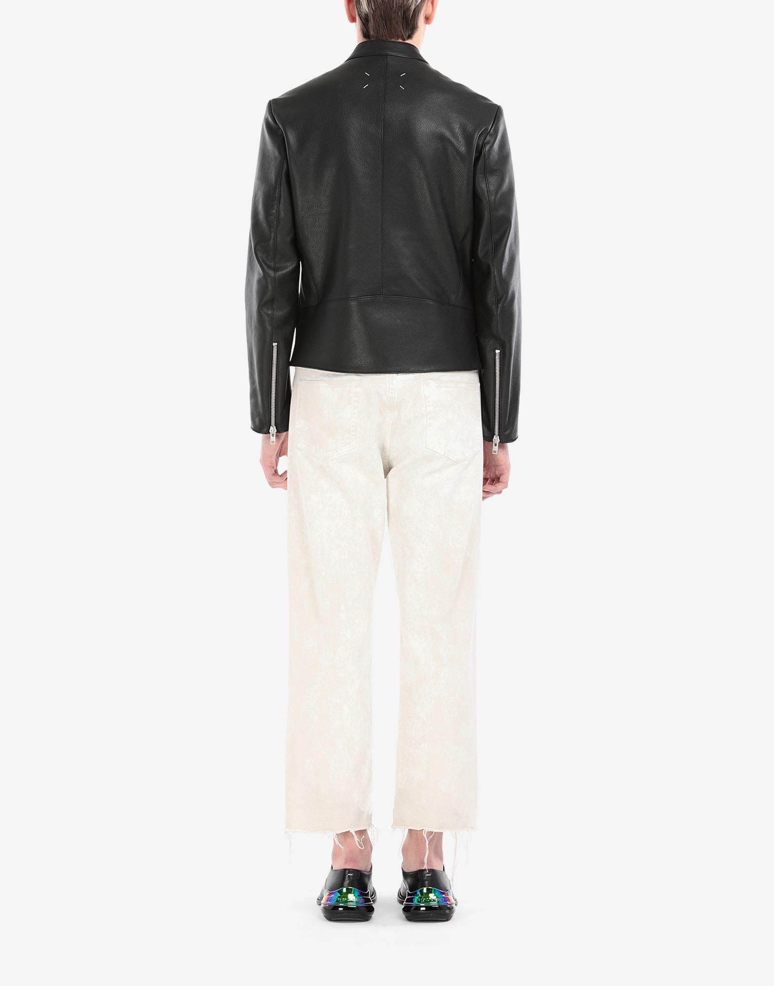 Leather sports jacket - 4