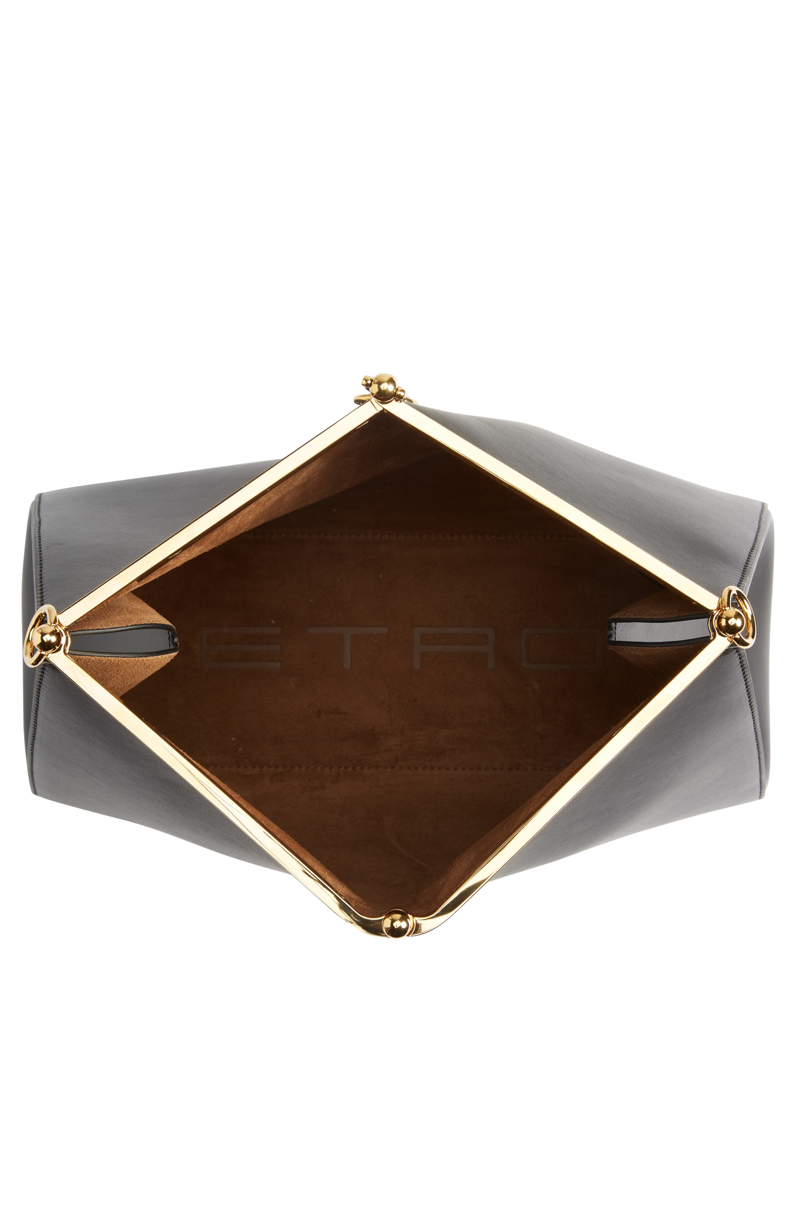 Large Vela Leather Shoulder Bag - 5