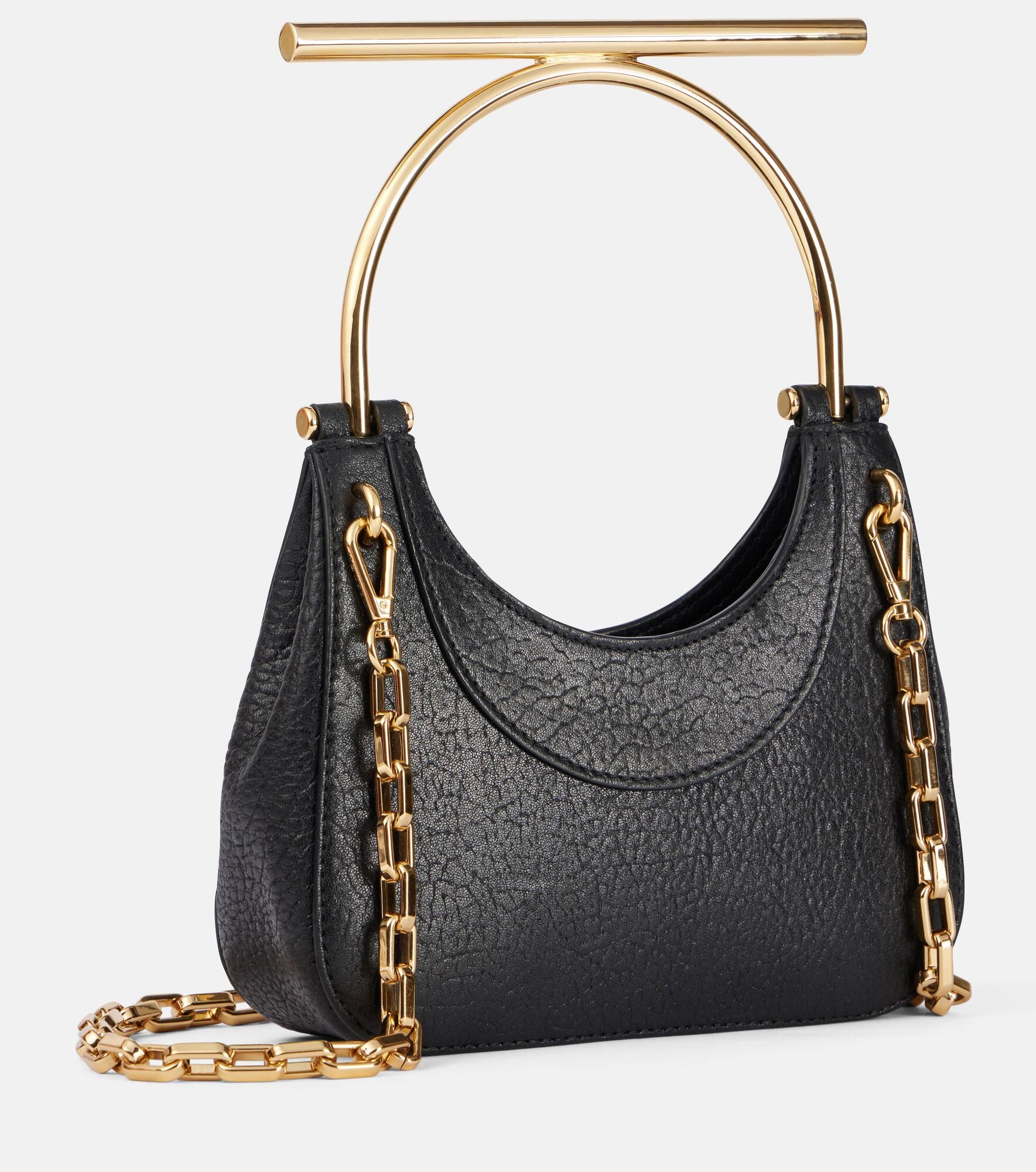 Cross-Bar Mini leather shoulder bag - 5