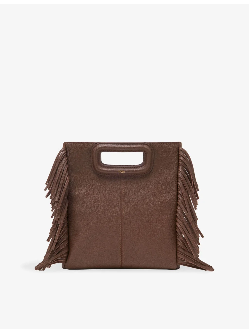 M Grained-Leather Cross-Body Bag - 1
