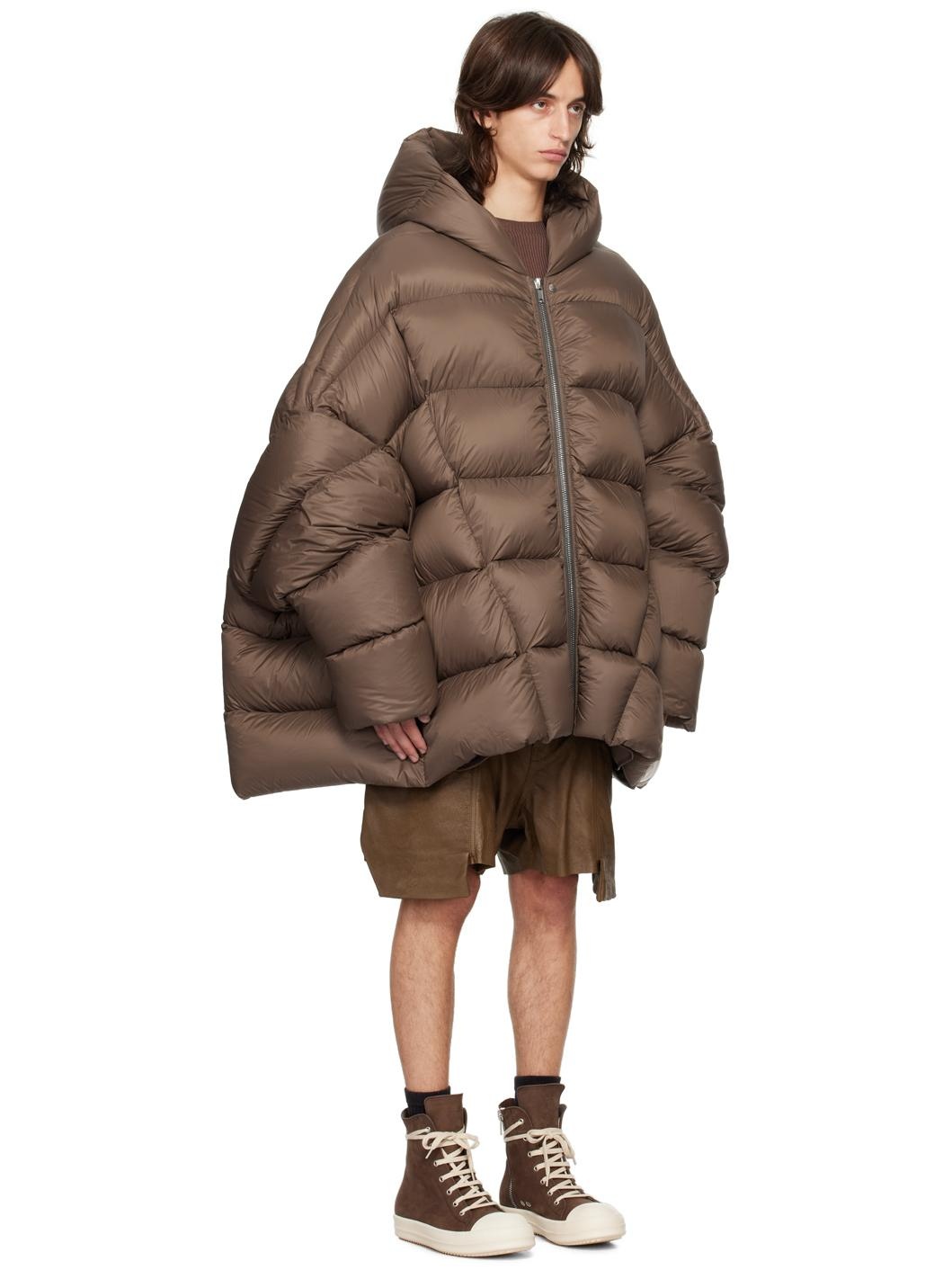 Brown Porterville Hooded Peter Down Jacket - 2