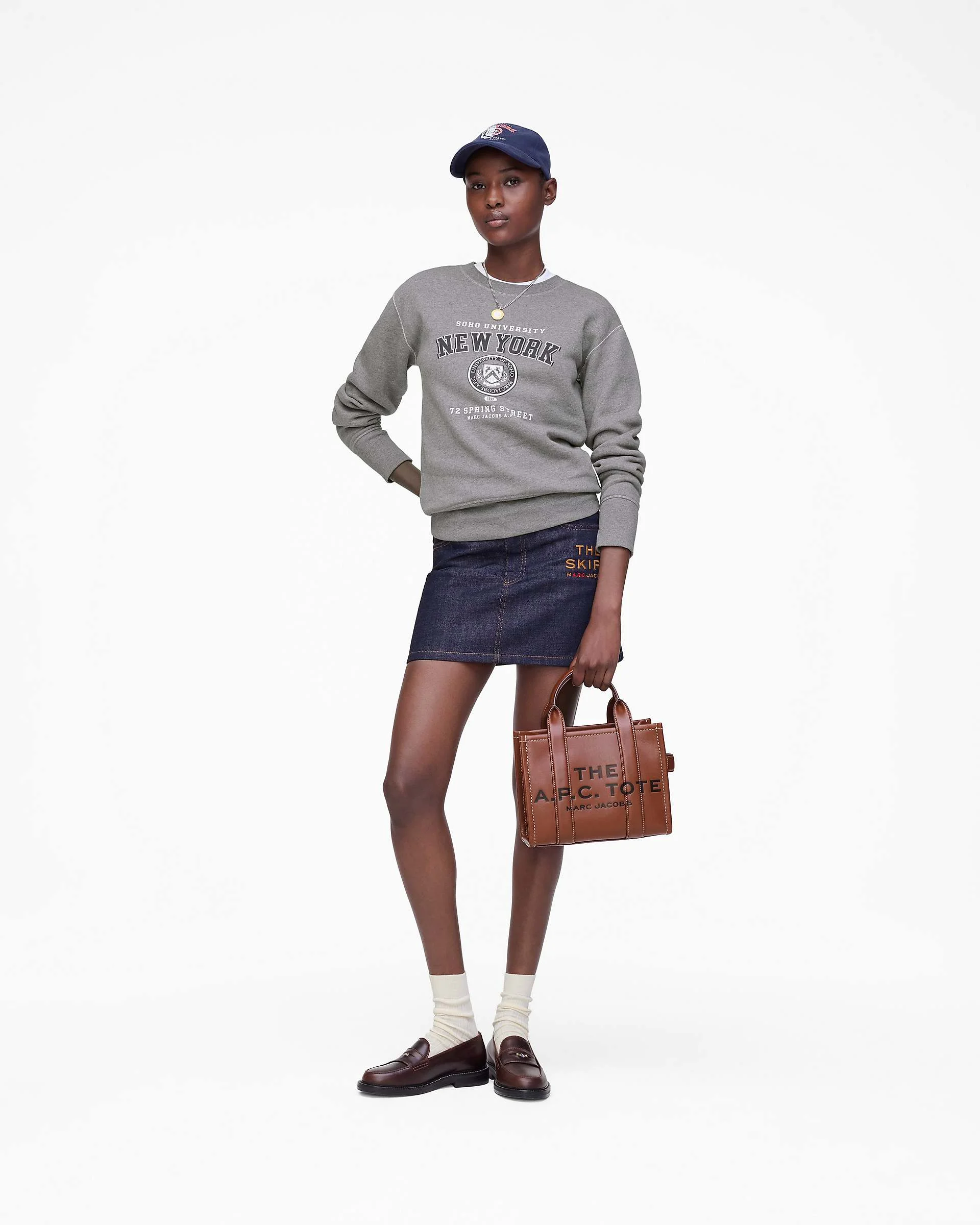THE A.P.C. X MARC JACOBS SHRUNKEN NY CREWNECK - 1