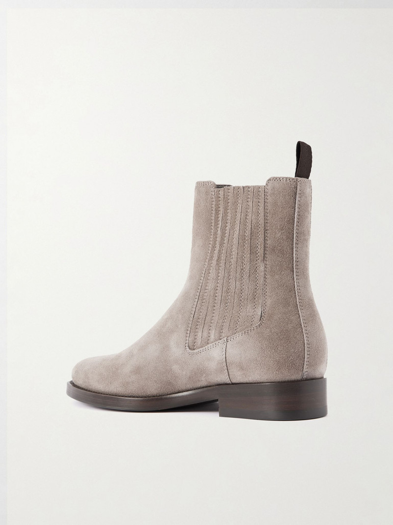 Beatles Suede Chelsea Boots Taupe 4